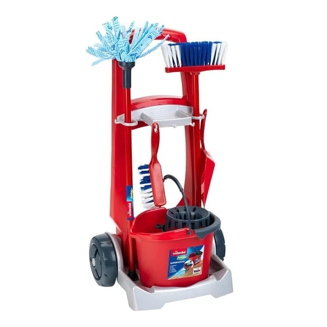 Set Pulizia Bambini Giocattolo 6 Pezzi Con Robot Spazzante | Scopa E Paletta Con Mocio E Spazzola | Giochi Ruolo Casa Per Bambini 2-6 Anni - 2