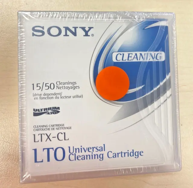 Sony LTX-CL LTO 1,2,3 & 4 Universal Cleaning Cartridge