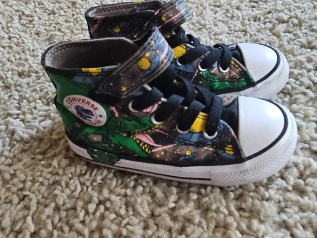 Converse Chuck Taylor All Star Dinoverse Sneakers  Baby / Toddler Size 7