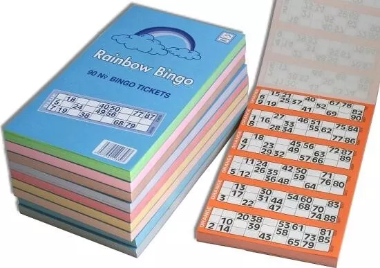 Bingo Karten, 6000 Tickets, für 1-90 Bingo Spiel