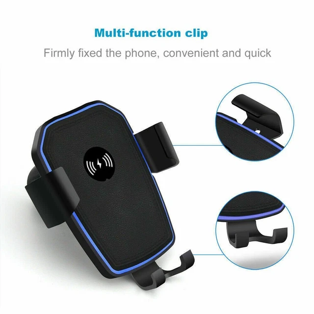 10W Wireless Charger Auto Handyhalterung mit Ladefunktion,Kfz Handy Halterung 9