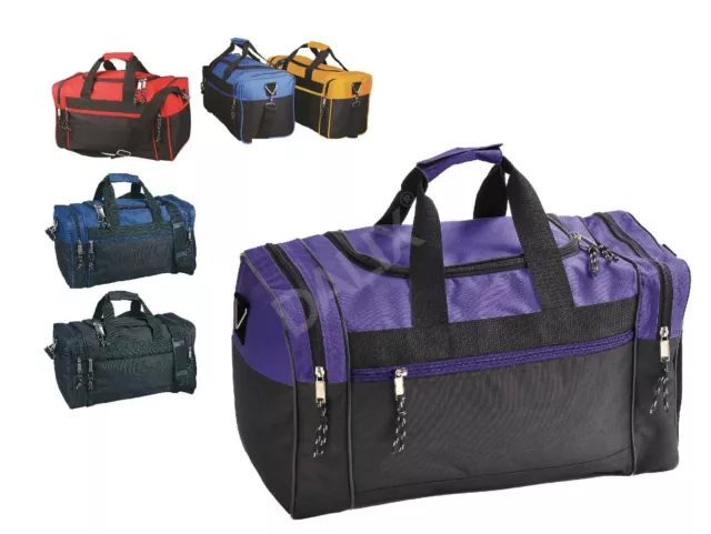 Men/Women Duffle Bag Duffel Travel Size Sports Gym Bag Workout Carry-On Gift 17"