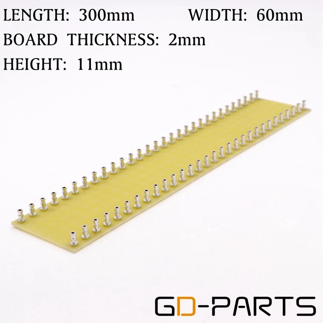 1PC Tag Terminal Turret Lug BOARD FR DIY Vintage HIFI tube audio amps 300*60*2mm