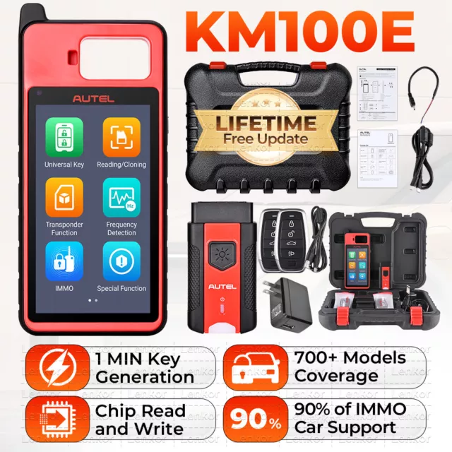 Autel MaxiIM KM100 KM100E Auto IMMO Key Programmation Codage Clé Antidémarrage