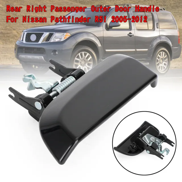 Rear Right Passenger Outer Door Handle For Nissan Pathfinder R51 2005-2012 H3