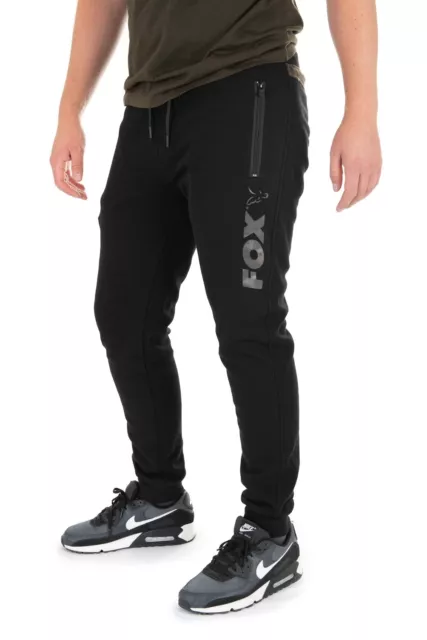 Fox Black / Camo Print Jogger *All Sizes* NEW Fishing Jogging Bottoms