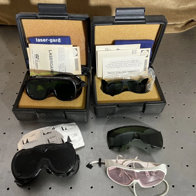 Laser Safety Glasses LOT OF 4 Pairs LASER_GARD