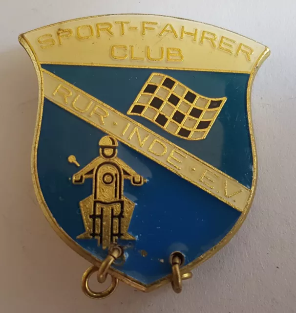 Motorrad Sport Fahrer Club Rur-Inden Anstecknadel