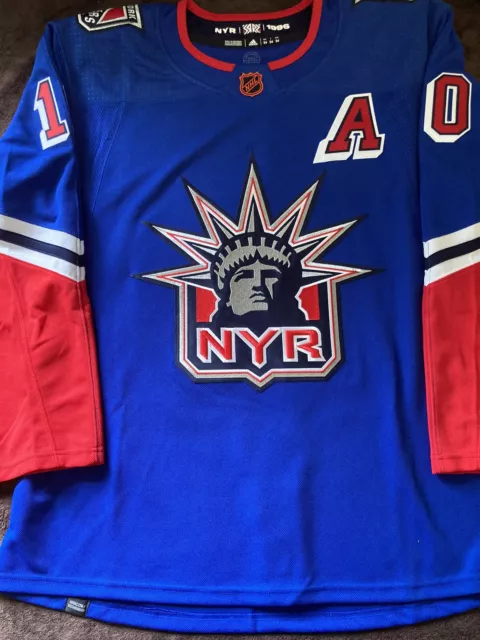 New York Rangers Adidas Royal Reverse Retro 2.0 Jersey - Size 50 - HN4085