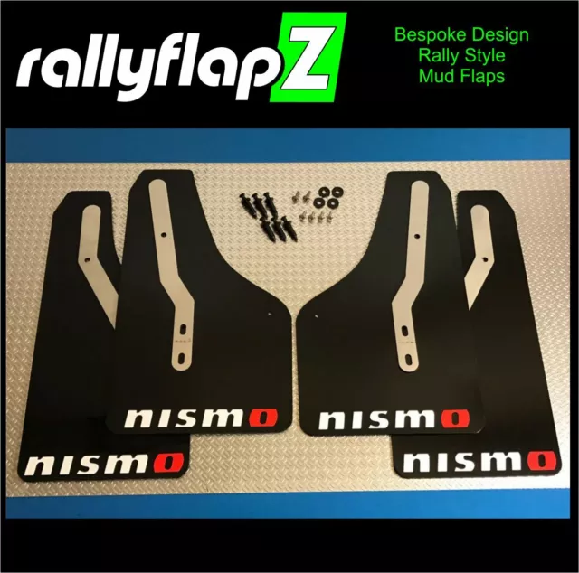 rallyflapZ | Mud Flaps Set FITS Nissan Juke Nismo & RS Black 3.2mm PVC *G L-W&R 2