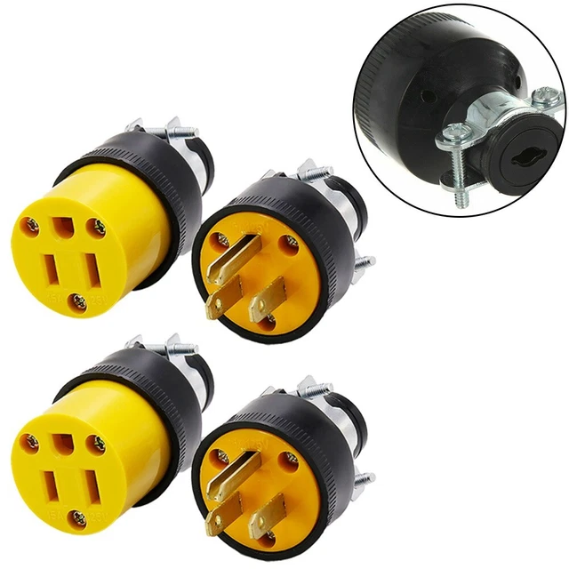 Pince de remplacement de cordon électrique mâle femelle extrémités acier gal