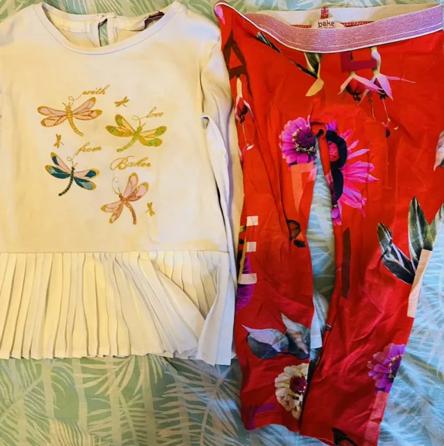 Girl's Ted Baker Outfit Set (3-4) & River Island Dress(5yrs) bundle. Good Con