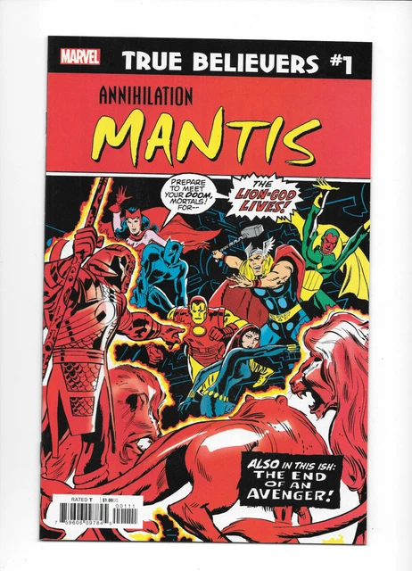 True Believers Annihilation Mantis #1 2019 NM Marvel Comics