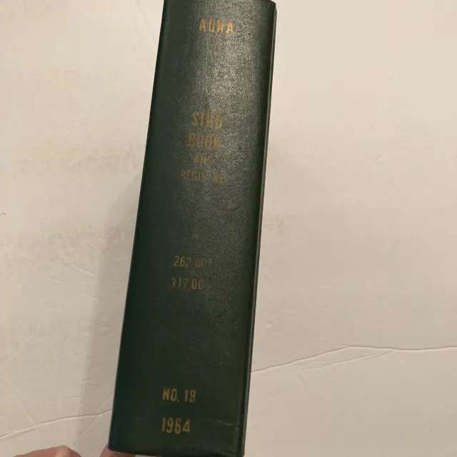 AQHA Stud Book and Registry 1964 No 18 American Quarter Horse 262001 317000
