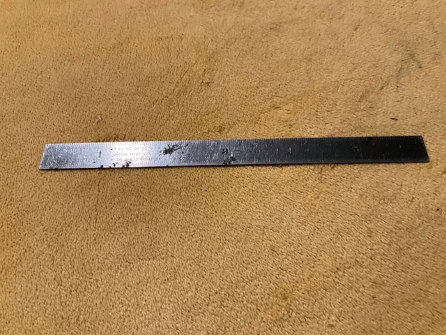 Union Tool Co Orange Mass Usa 6" Rule Tempered Grad No.10