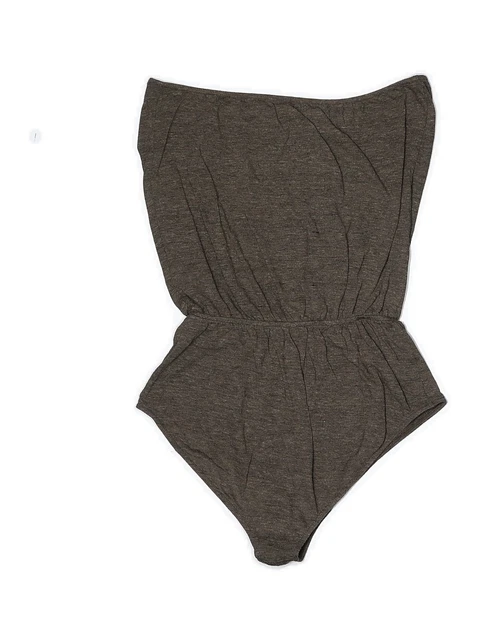 American Apparel Women Brown Bodysuit M