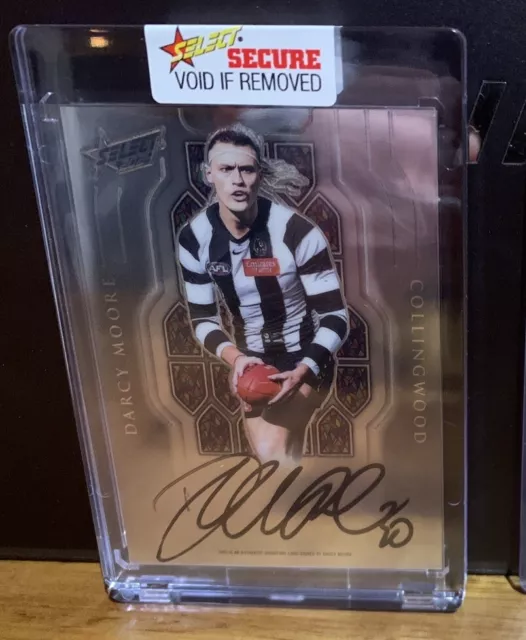 AFL Select 2024 Darcy Moore Myriad Signature Redemption Collingwood 09/99 *LOW*