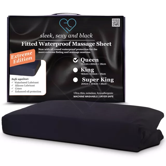 Sábana protectora de colchón impermeable talla queen para sábana de masaje Nuru