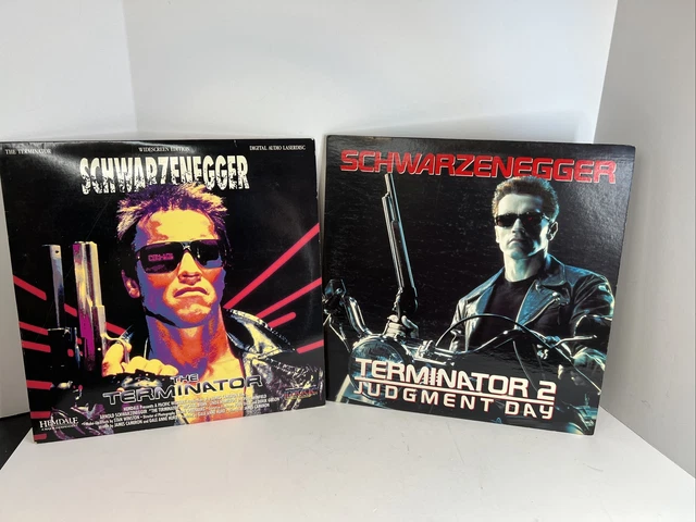 The Terminator & Terminator 2 Judgement Day Laser Discs: Schwarzenegger The Terminator & Terminator 2 Judgement Day Laser Discs: Schwarzenegger