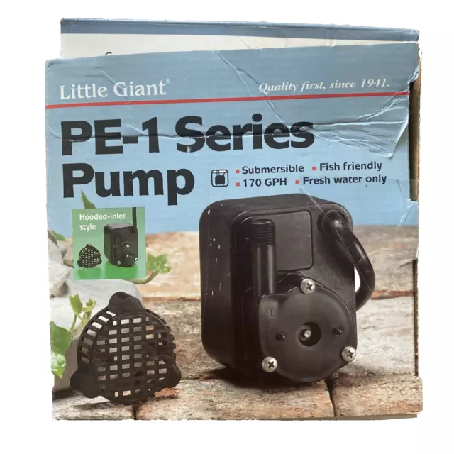 Little Giant  Submersible Pump 518386 PE-1-WG Brand New Open Box!