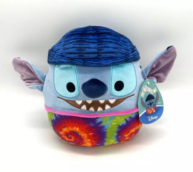 Squishmallow Kellytoy Plush Disney 8" Stitch with Beanie Fall 2024 NWT New