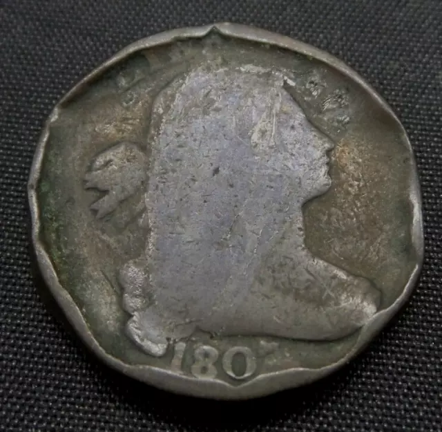 1807 Draped Bust Large One Cent Coin - B329