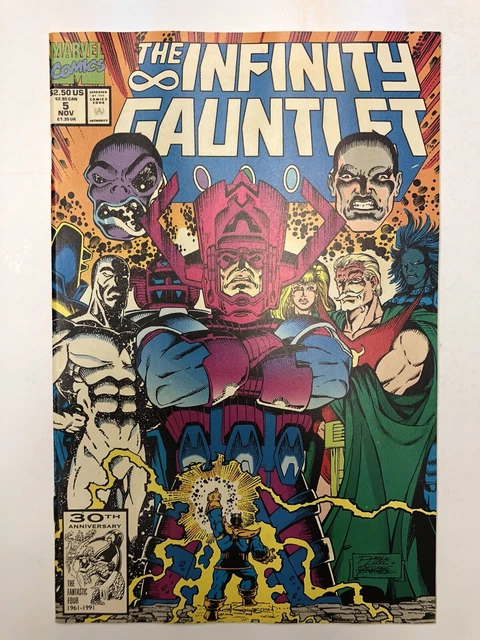 Infinity Gauntlet #5 NM/MT Avengers Thanos Jim Starlin George Perez 1991 Marvel