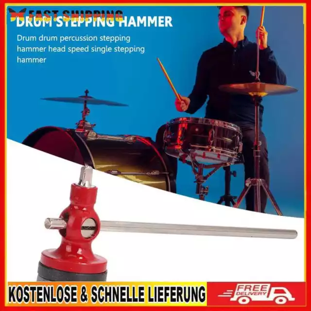 Trommel-Pedalschl?el f? Bass, Aluminiumlegierung, Hammer mit Filzkopf, Percussio