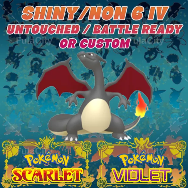 SHINY ZEKROM ✨ BATTLE READY / UNTOUCHED ⚡ 6IV + EV ⚡ Pokemon Sword & Shield