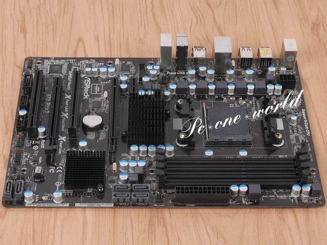 ASRock 970 PRO3 Motherboard Socket AM3+ DDR3 AMD 970 100% working