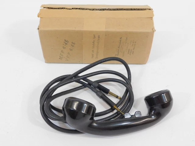 American Microphone H-23/U Radio Handset + Box (excellent)
