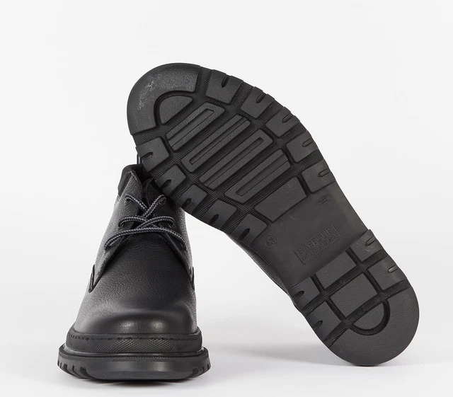 BARBOUR INTERNATIONAL BLACK Chukka Boots, UK9, EU43, NEW & BOXED, RRP