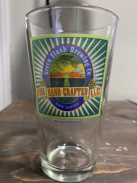 green flash brewing Pale Ale Beer Glass San Diego