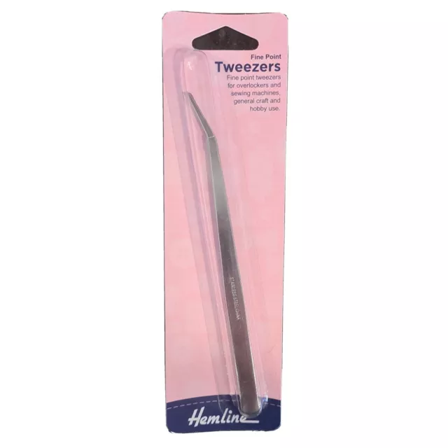 Hemline Fine Point Overlocker Sewing Machine Tweezers