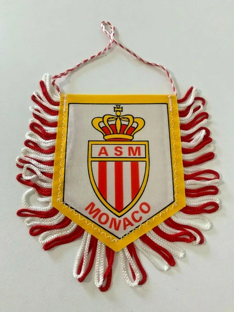 Fanion Vintage AS Monaco - Avant 2000 - Wimpel Pennant - Collection Club Français
