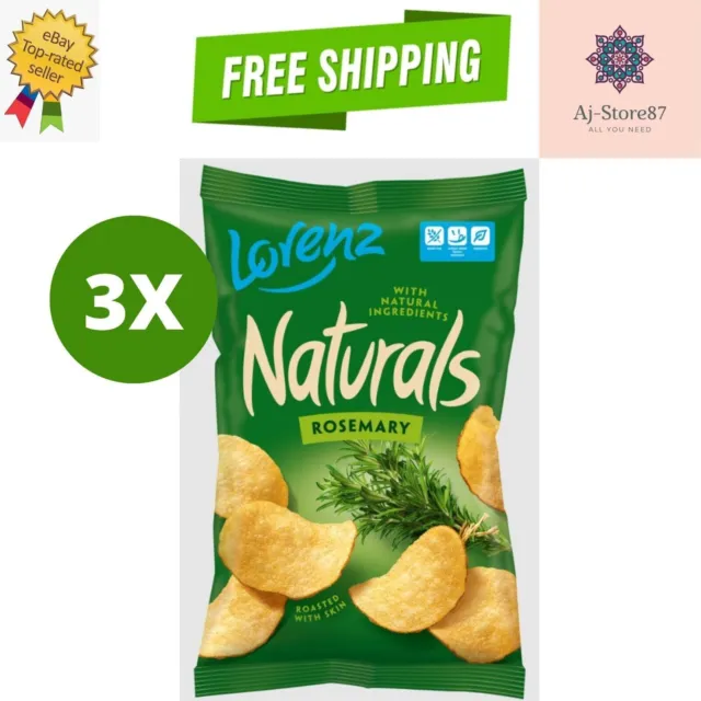 3 PACK AU BBQ X PicClick Family Lorenz Roasted Chips, Sauce Crunchips $46.28 Size 