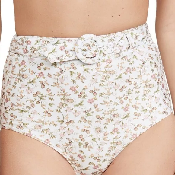 NWT Peony La Boheme High Waist Bikini Bottoms Retro 60s Australian 8 (US 4)