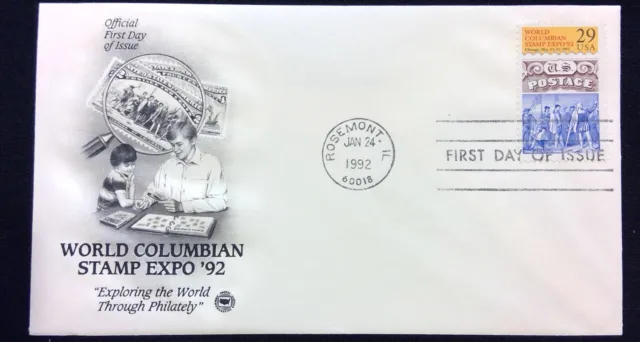 Scott 2616 FDC World Columbian Stamp Expo 92 Exposition PCS Cachet