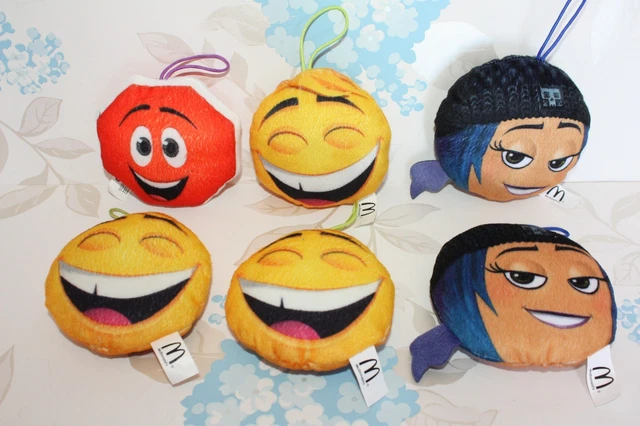 MCDONALDS EMOJI MOVIE Happy Meal Toys Stop Sign, Jailbreak, Gene