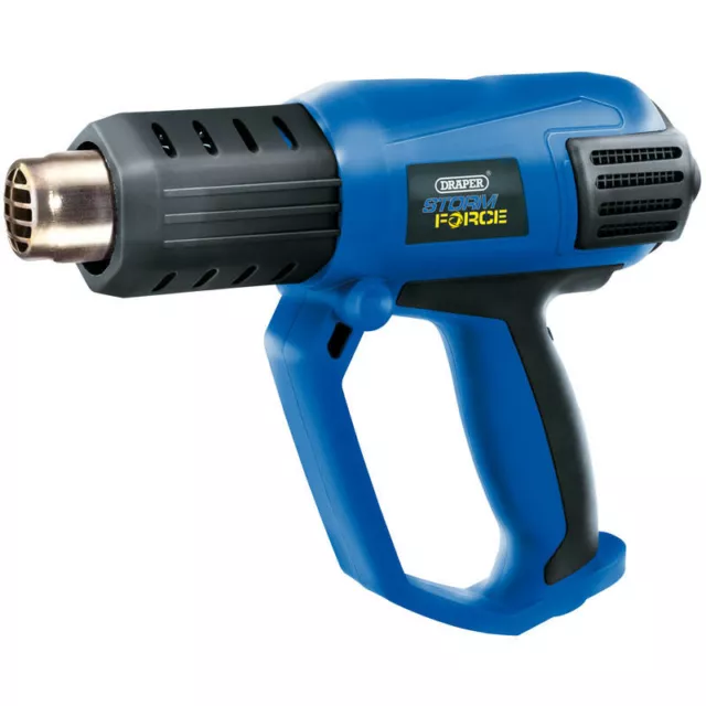 Draper Heat Gun Hot Air 2000W Wallpaper Stripper 3 Settings & Tools 15225