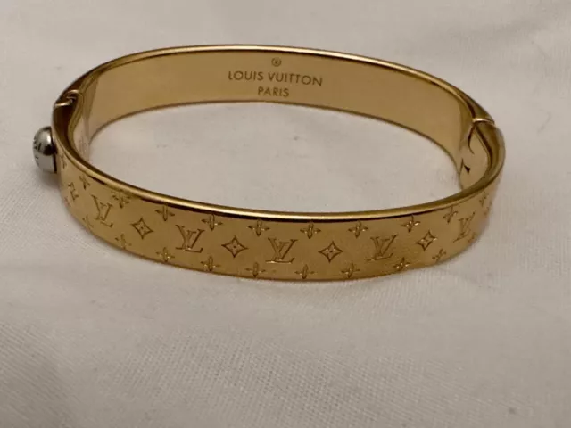Louis Vuitton Nanogram Cuff M00252 Golden Metal ref.1014639 - Joli Closet