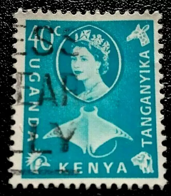 Kenya, Uganda and Tanganyika:1960 Flowers, Animals and.Rare & Collectible Stamp.
