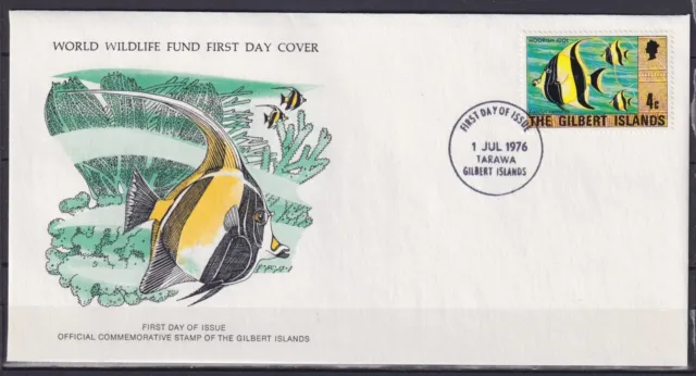 The Gilbert Islands 1978 Fauna, WWF, Wild Animals FDC