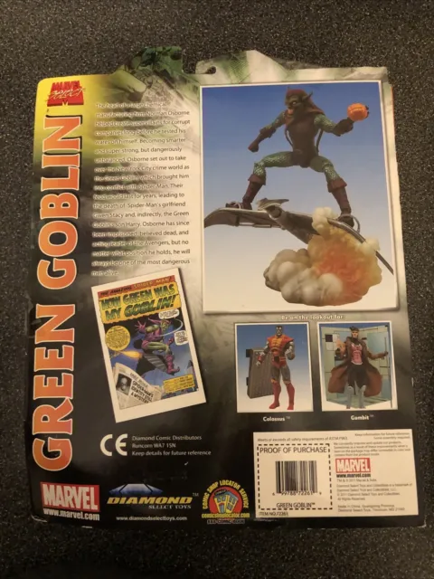 Diamond Select Toys Marvel Select Green Goblin Action Figure Brand New