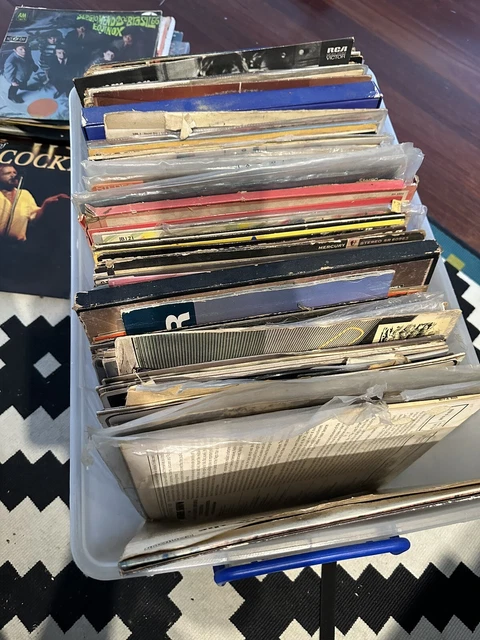 BULK LOT 90 Vinyl Records dire tull trick elo angels eagles Elvis