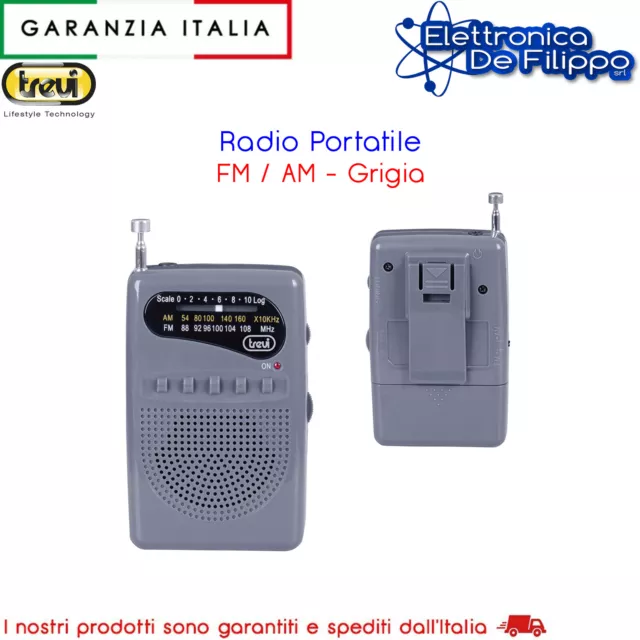 Radio Portatile FM / AM - Grigia