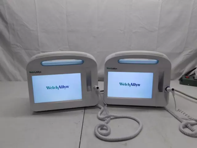 2 Welch Allyn VSM 6000 Series Color Patient Vital Sign Monitors #B5 (LVRC1392)