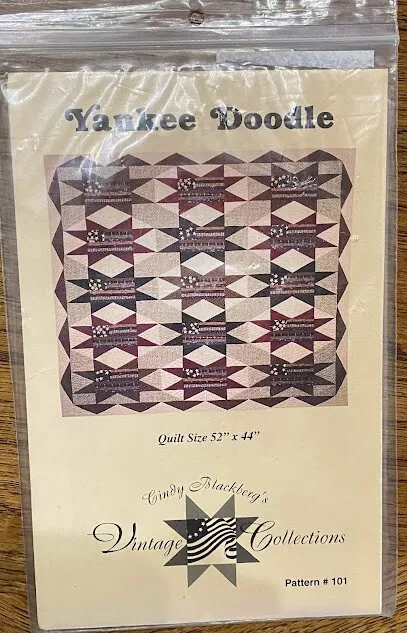 Yankee Doodle Quilt Pattern Cindy Blackberg's Vintage Collection Pattern #101