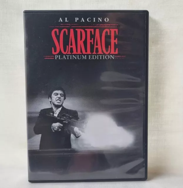 Scarface (Platinum Edition, DVD, 1983) Al Pacino Tony Montana 80s 2 Disc PAL