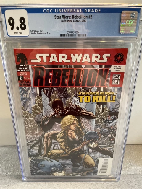 Star Wars Rebellion #2 Cgc 9.8 2006 Dark Horse Key Low Census